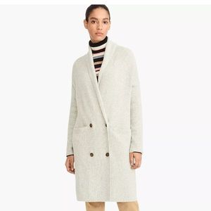Jcrew Double Breasted Cozy Cardigan grey xs
